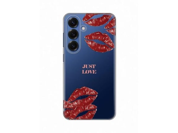 Maska za telefon Samsung Galaxy S25 Just Love Silikonska Print Skin
