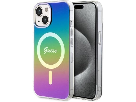 Maska za telefon iPhone 15 Guess Hc IML MagSafe