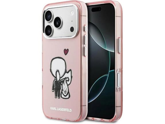 Maska za telefon iPhone 17 Pro Karl Lagerfeld Karl & Choupette Back MagSafe