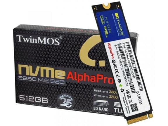 TwinMOS SSD NVMe512GB2280AP M.2 2280 512 GB PCIe 3.0
