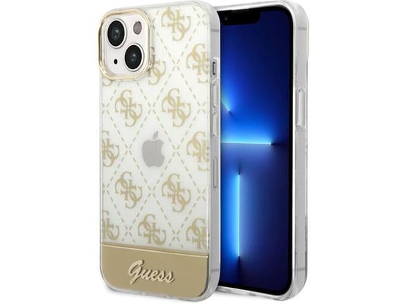 Maska za telefon iPhone 14 PC TPU Peony Glitter Script Logo
