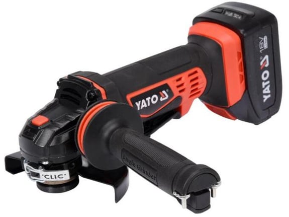 Yato Akumulatorska ugaona brusilica 125 mm 18 V 2 baterije x 3Ah