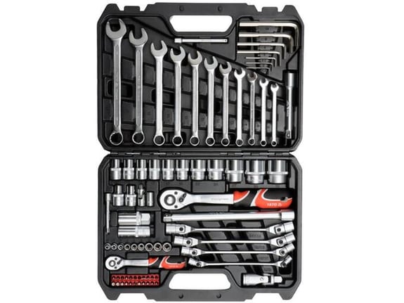 Yato Garnitura alata 1/2" 1/4" 77 delova