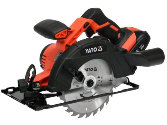 Yato Akumulatorska kružna testera 18 V 165 mm 1 baterija x 2 Ah