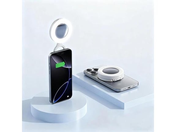 Slefie LED svetlo magnetic belo