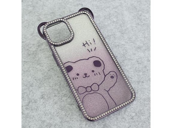 Maska HiBear za iPhone 13 ljubicasta