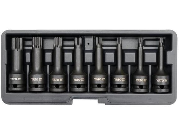 Yato ključevi ZX PROFIL IMPACT 1/2"/ 8 dela M5-M18