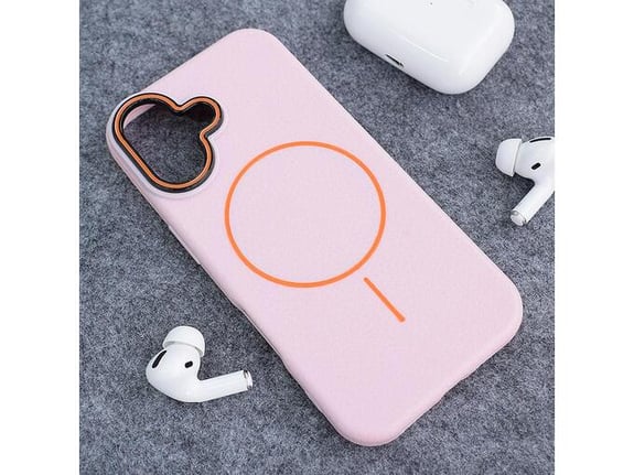 Maska Mag Case Summer Beats za iPhone 16 roze narandzasta