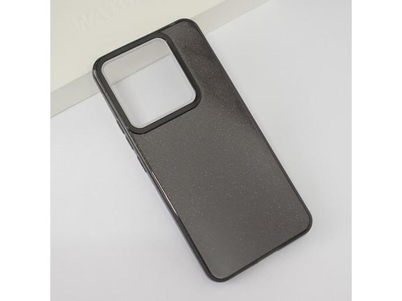 Maska Crystal Dust za Xiaomi Redmi Note 13 5G (EU) crna.