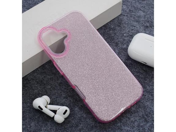 Maska Crystal Dust za iPhone 17 pink