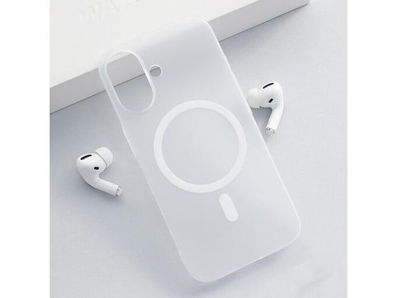 Maska Berlia meteorite Magnetic za iPhone 16 bela