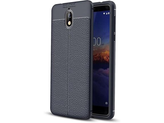 Maska Elegant man exclusive za Nokia 3.1 tamno plava.