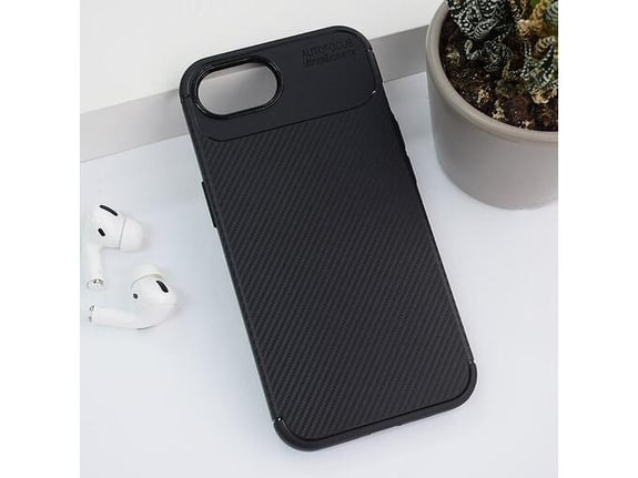 Maska Carbon Defender za iPhone SE (2024) crna.