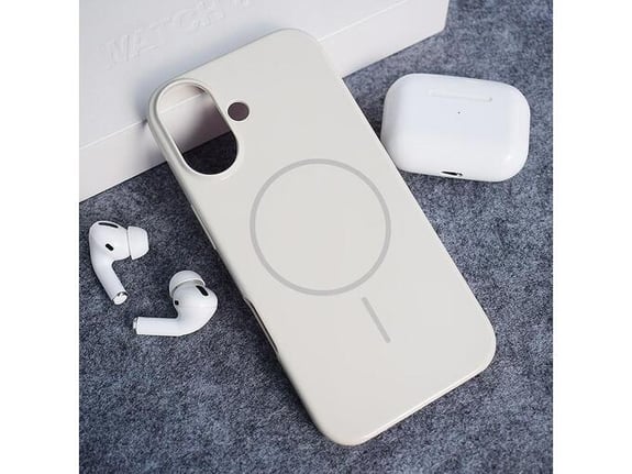 Maska Mag Case Nanobeats za iPhone 17 krem
