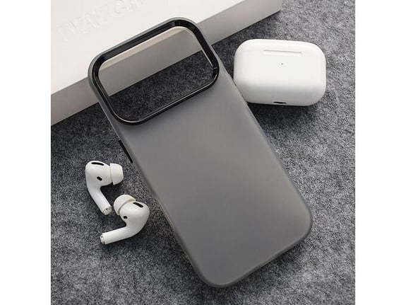 Maska Electro Glow Frame za iPhone 17 Pro Max crna