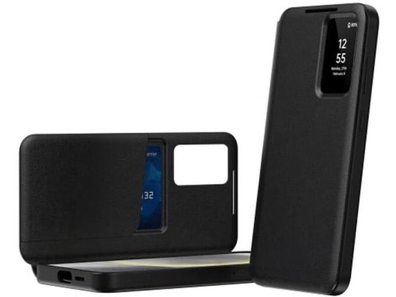 Maska na preklop Smart Window za Samsung S24/ S921B/ S25/ S931B crna