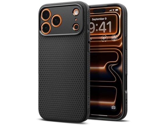 Maska Spigen Liquid Air za iPhone 17 Pro mat crna