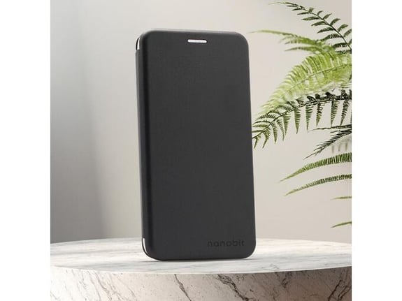 Maska na preklop Nanobit Coral Book za Xiaomi Redmi 15 4G (171 mm) crna
