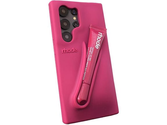 Maska Rhode LIP CASE + LIP TINT za Samsung S24 Ultra/ S928B raspberry jelly