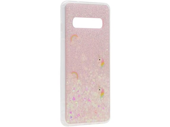 Maska Platina Unicorn za Samsung S10e/ G970 svetlo roze