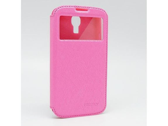 Maska na preklop Mercury View za Samsung G925 S6 Edge pink