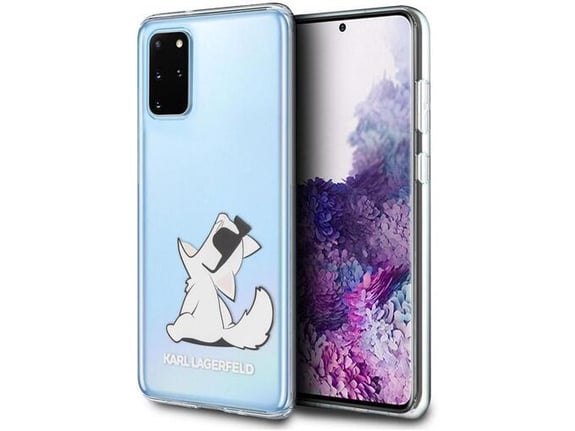 Maska Karl Lagerfeld Cat za Samsung S20 Plus/ G985F transparent.