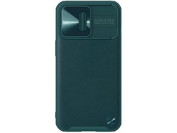 Maska Nillkin CamShield Leather za iPhone 13 Pro zelena