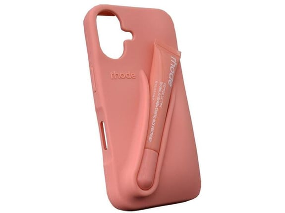 Maska Rhode LIP CASE + LIP TINT za iPhone 16 peach pit
