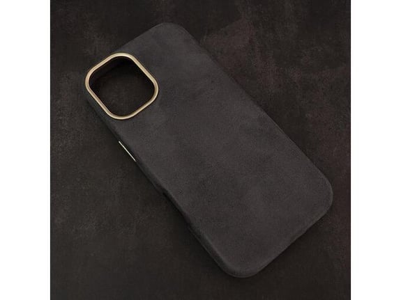 Maska Mag Case Alkantara za iPhone 17 siva