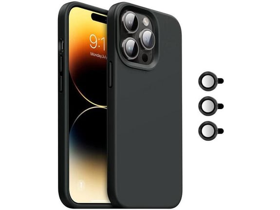 Maska Magnetic Lens za iPhone 14 Pro crna