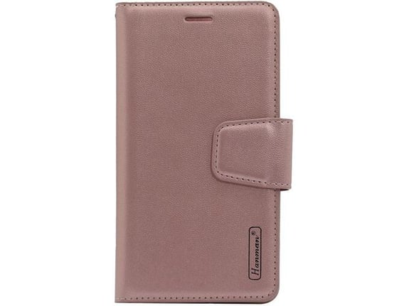 Maska na preklop Hanman Mill za Huawei P40 roze.