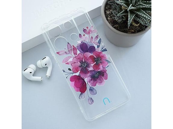 Maska Nanobit Print za Xiaomi Redmi Note 13 Pro 5G Flowers