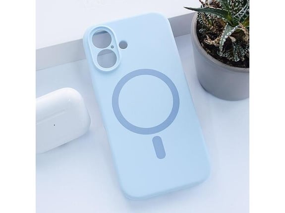 Maska Mag Case PureTone za iPhone 16 svetlo plava
