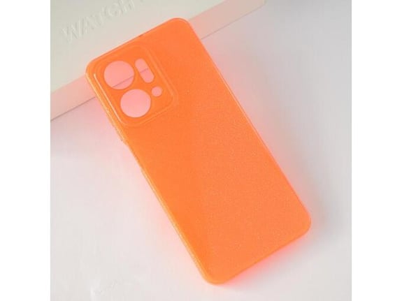 Maska Flash Crystal za Honor X7a narandzasta.