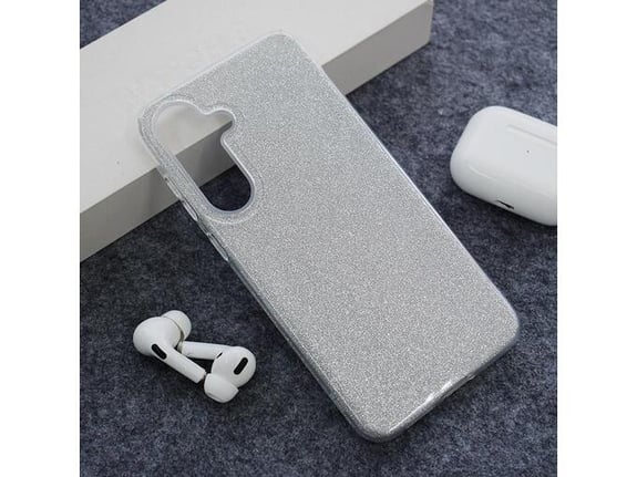 Maska Crystal Dust za Samsung S25 FE/ S731B srebrna