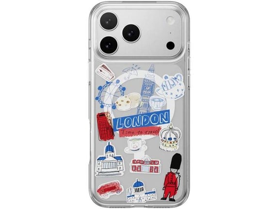 Maska Mag Case SwitchEasy Pattern London za iPhone 17 Pro