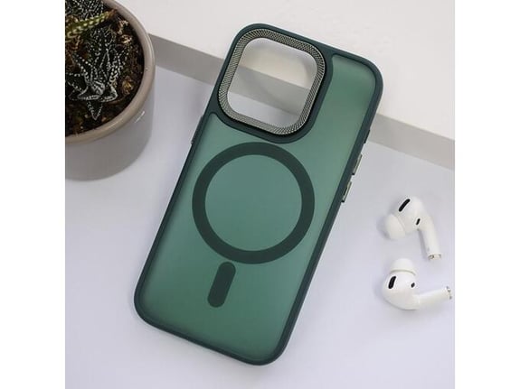 Maska Candy Shield Mag Case za iPhone 16 Pro tamno zelena