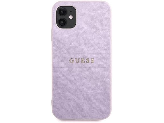 Torbica Guess Hc PU Saffiano za iPhone 11 ljubicasta