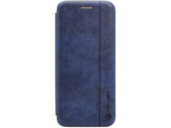 Maska na preklop Teracell Leather za Samsung J8/ J810F (2018) EU plava.