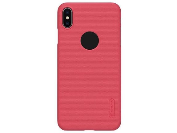Maska Nillkin Super Frosted Shield za iPhone XS Max crvena (sa otvorom za logo)
