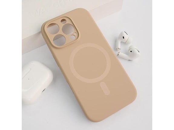 Maska Mag Case PureTone za iPhone 16 Pro svetlo braon