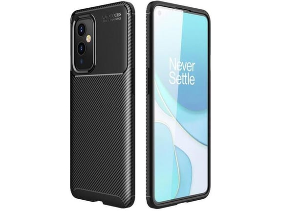 Maska Carbon Defender za OnePlus 9 crna