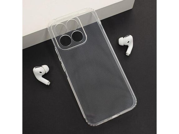 Maska Skin Silikon with pluggy za Honor X8c transparent