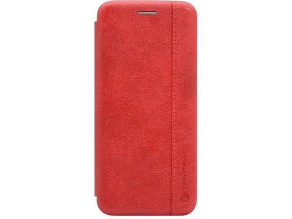 Maska na preklop Teracell Leather za Huawei Y6p crvena