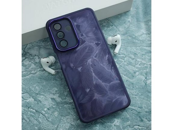 Maska Glitter Feather za Samsung A17 5G/ A175F ljubicasta