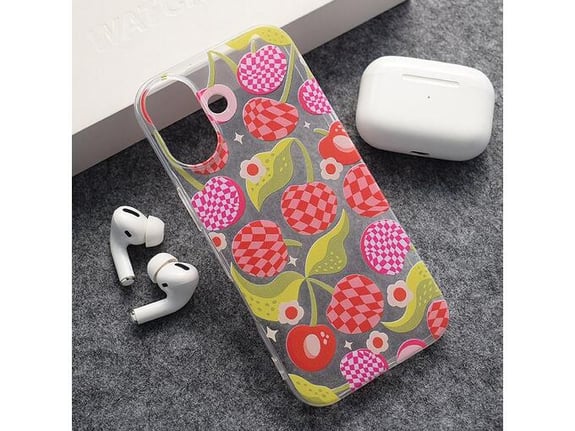 Maska Nanobit Print za iPhone 17 Checkered Cherries