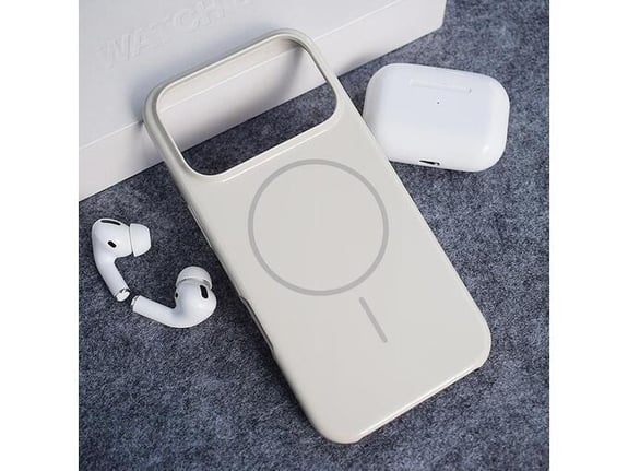 Maska Mag Case Nanobeats za iPhone 17 Pro Max krem