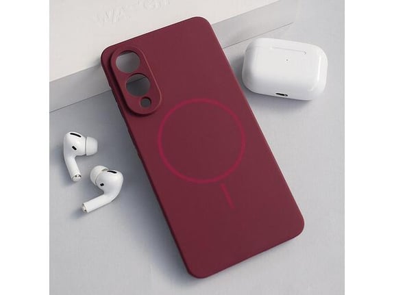 Maska Mag Case PureTone za Samsung S25 Edge bordo