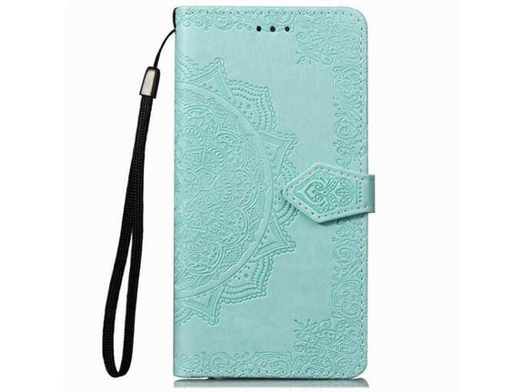 Maska na preklop Arabesque flip za iPhone X/ XS zelena.