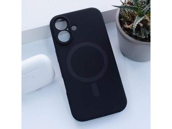 Maska Mag Case PureTone za iPhone 16 Plus crna